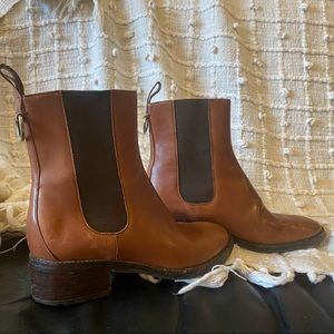 Cole Haan + Nike Air brown booties